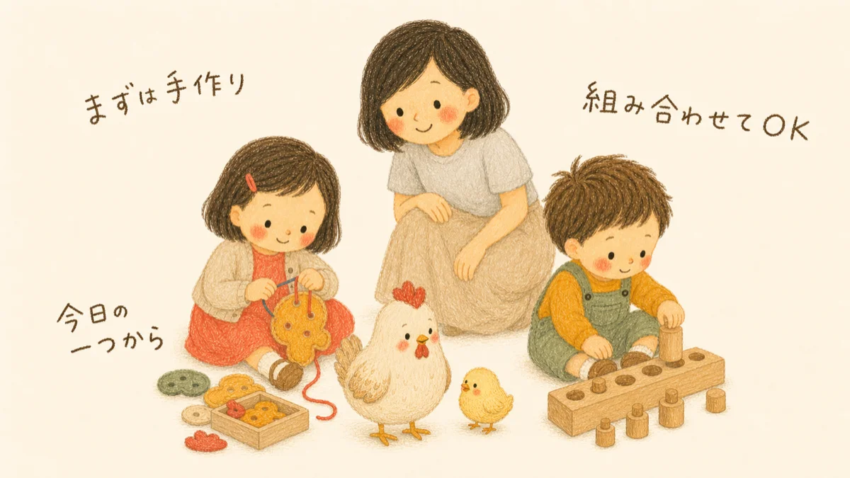 まとめ。手作り・市販・レンタルを状況で選び、今の子どもが集中できる一つから始める
